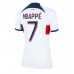 Paris Saint-Germain Kylian Mbappe #7 Kopio Vieras Pelipaita Naisten 2023-24 Lyhyet Hihat